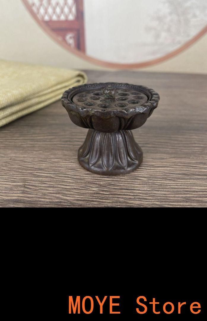鉄製  蓮華灯香炉  茶道具  香道具　蓋置　置物 41RYwoRNZVL._UF350,350_QL50_.jpg