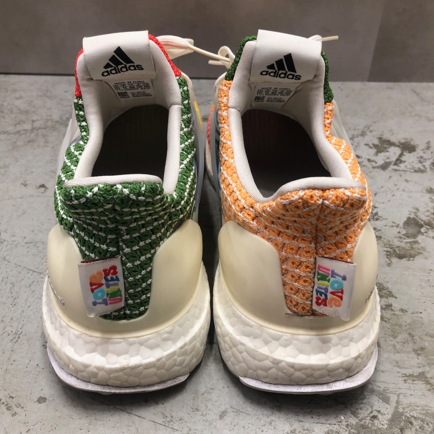 adidas Ultra Boost 5.0 DNA Love Unites Pride Off White/Off White 