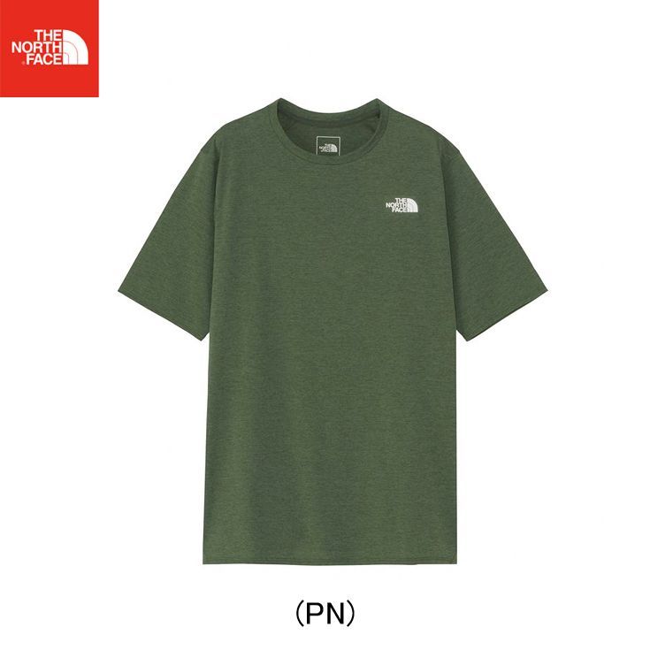 ノースフェイス THE NORTH FACE S S GTD Melange Crew ショートスリーブGTDメランジクルー ランニングTシャツ 半袖 メンズ 男性【nt12279pn】 L (PN)パインニードル