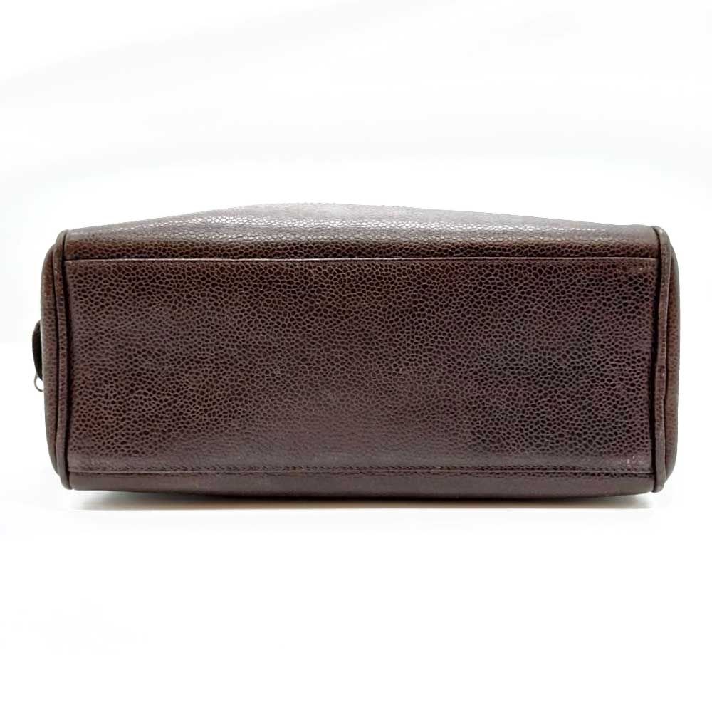 メイクポーチ ブラウン