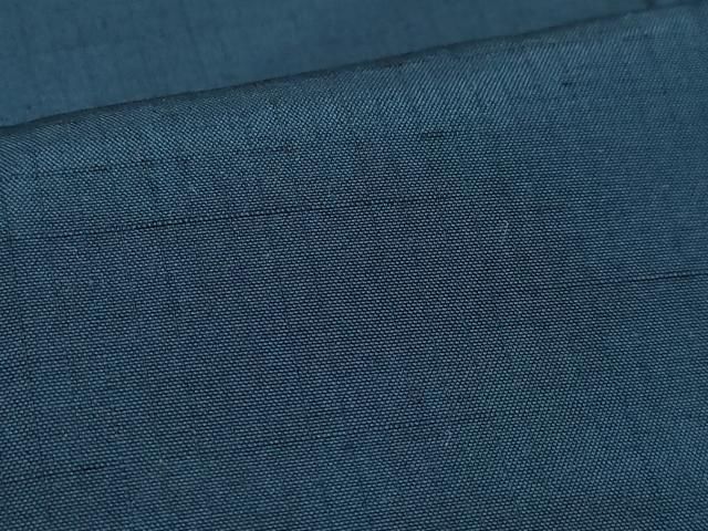 平和屋着物 男性 紬 アンサンブル 褐返色 正絹 vf