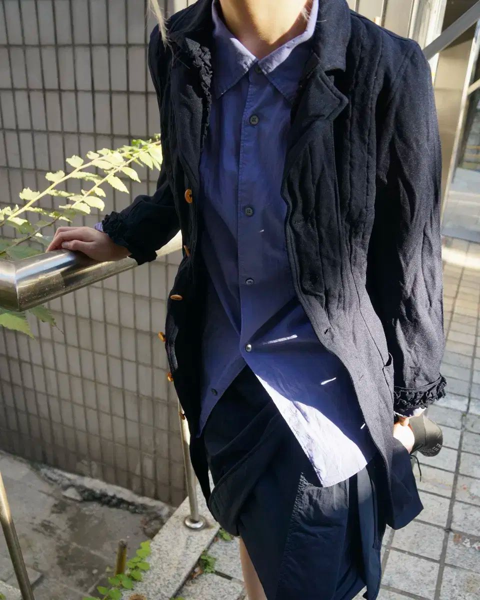 COMME des GARCONS コム デ ギャルソン フリル コート