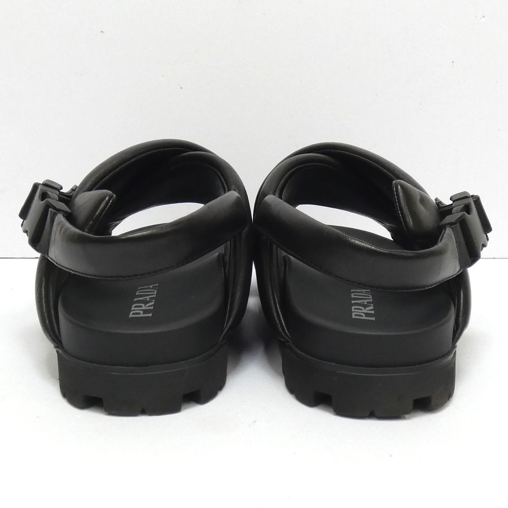 Dz369151 プラダ サンダル パデッドナッパレザー クリスクロス