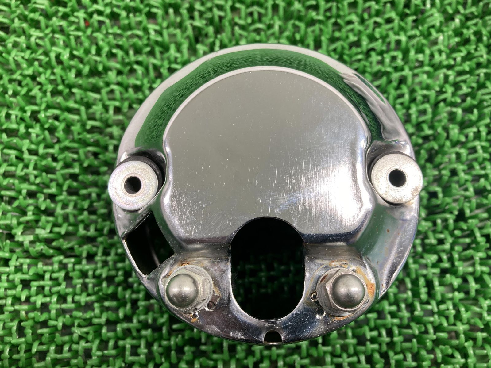 SR400 スピードメーターケース RH01J-021*** ヤマハ 純正 中古 バイク 部品 RH01J-021 メーターカバー 割れ欠け無し 品薄 希少品