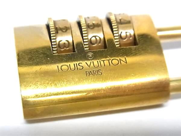 美品使用少な目☆ルイ・ヴィトン　カデナ ダイヤル式パドロック 南京錠 ゴールド 楽天市場】LOUIS VUITTON ルイ ヴィトン カデナ パドロック 旧型