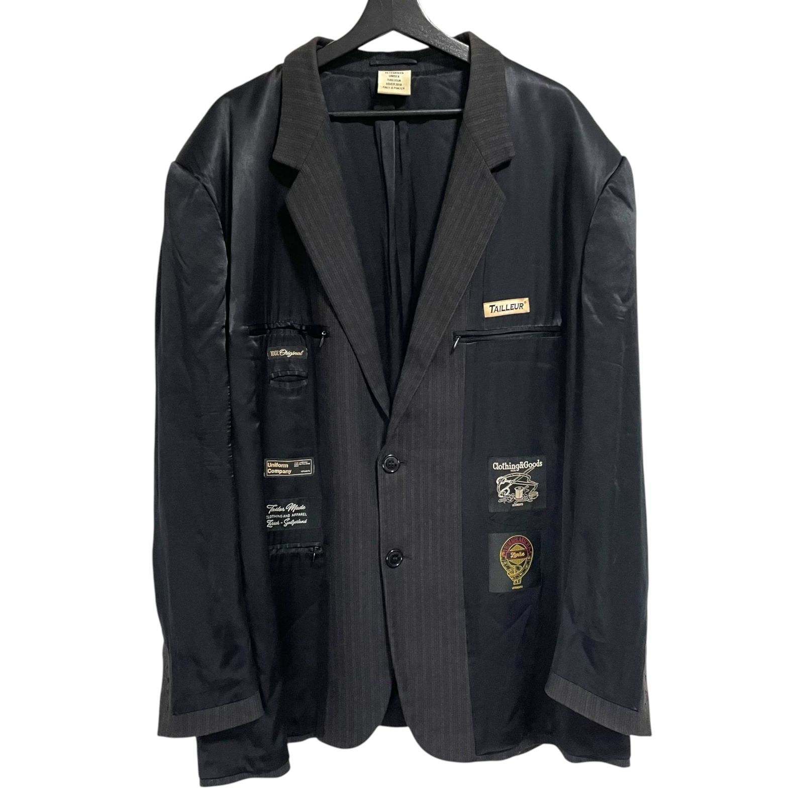 VETEMENTS】18AW INSIDE OUT JACKET ヴェトモン インサイドアウト