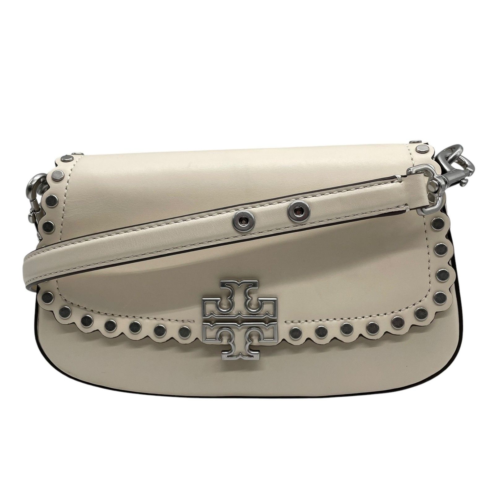 極美品 TORY BURCH トリーバーチ ショルダーバッグ ホワイト 白色 