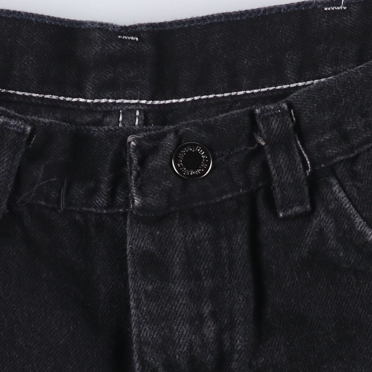 Wrangler ブラックデニムショーツ