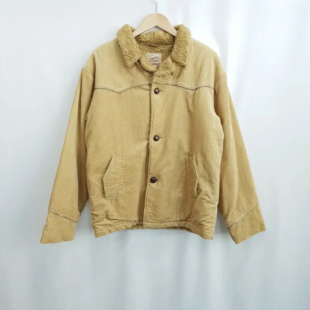 【雷市場（ポンジャン）商品韓国直送】 ヴィンテージ コーデュロイ ボアフリース ボア 長袖 ジャケット メンズ L H128