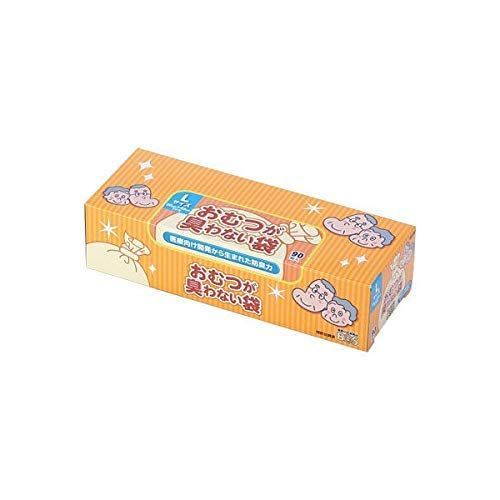 新着商品 Lサイズ 90枚入 大人用 おむつが臭わない袋 5箱セット BOS