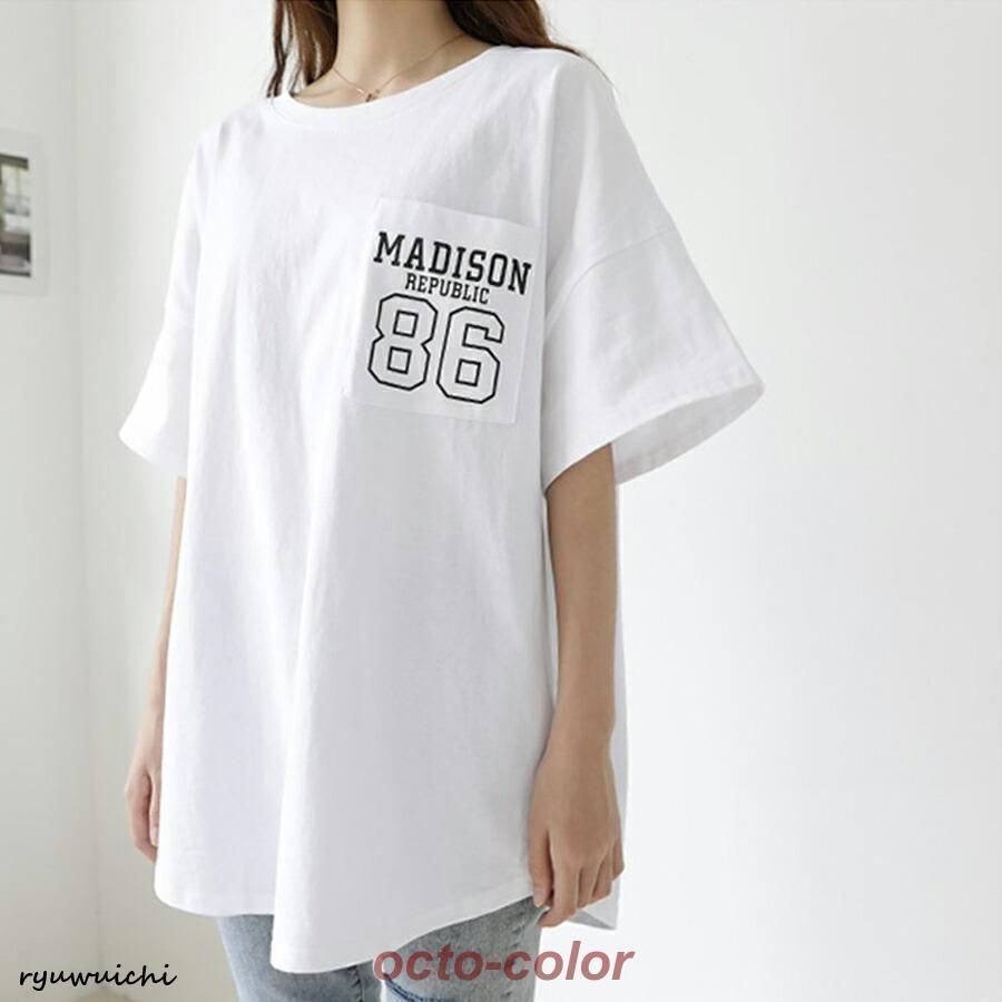 tシャツ ロゴ オーバーサイズ半袖Tシャツ レディース tシャツ オーバーサイズ 半袖 ロゴプリント レディース 半袖