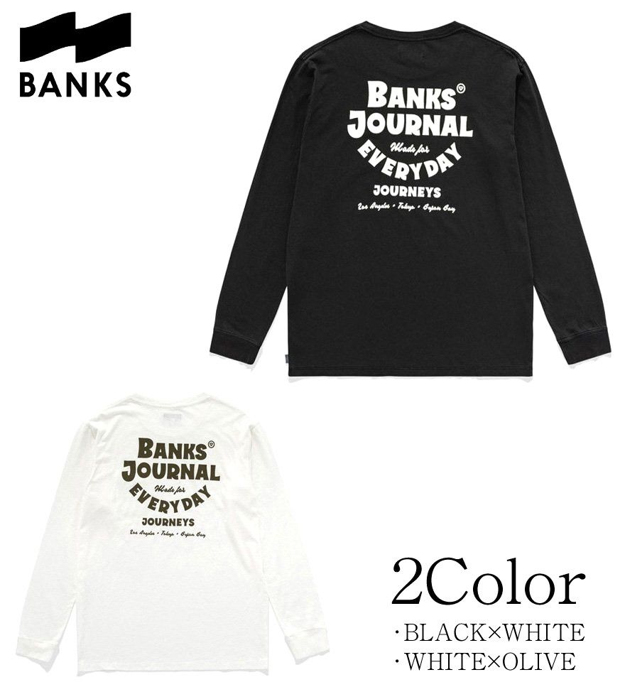 BANKS バンクス ジャーナル メンズ レディース ロンT 長袖Tシャツ 長袖