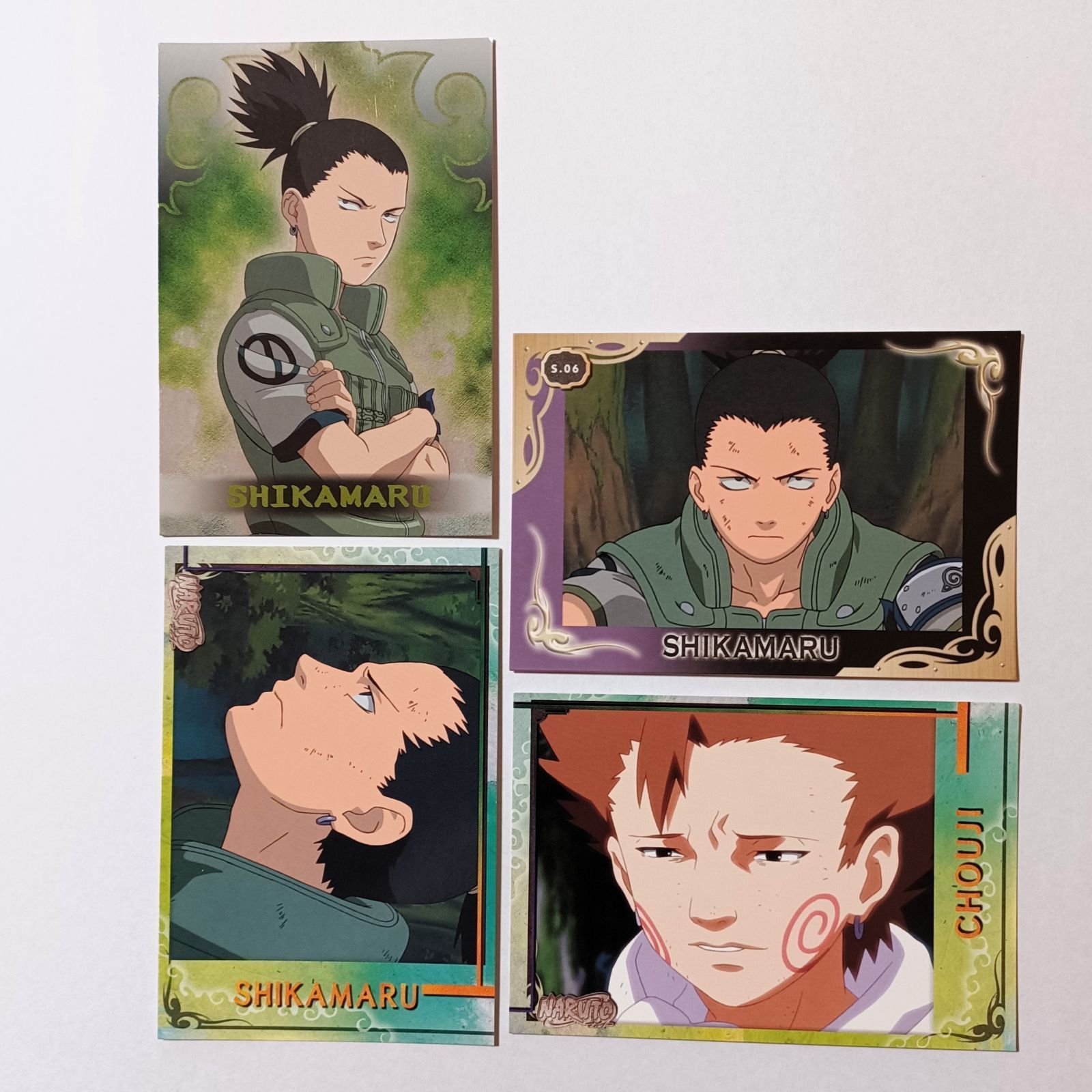 ナルト　初期　ブロマイド　カード　奈良シカマル NARUTO イラスト カード 奈良シカマル 中忍 No.10 - メルカリ
