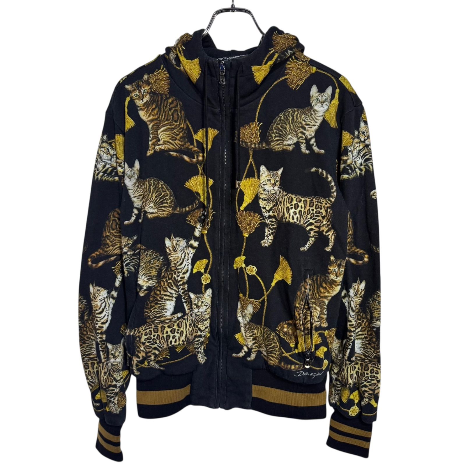DOLCE & GABBANA フルジップスウェット ブラック F 羽織り DOLCE & GABBANA フルジップスウェット ブラック F 羽織り