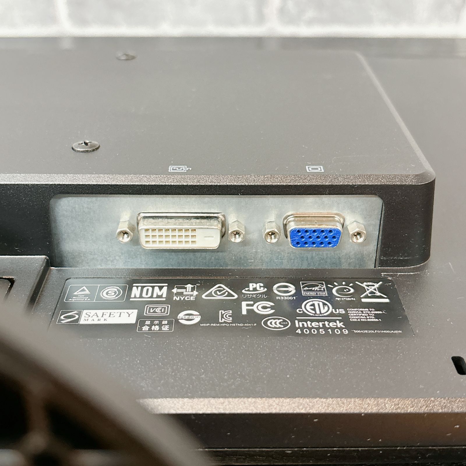 中古 20インチ ディスプレイモニター 非光沢 1600×900 HP 20wd