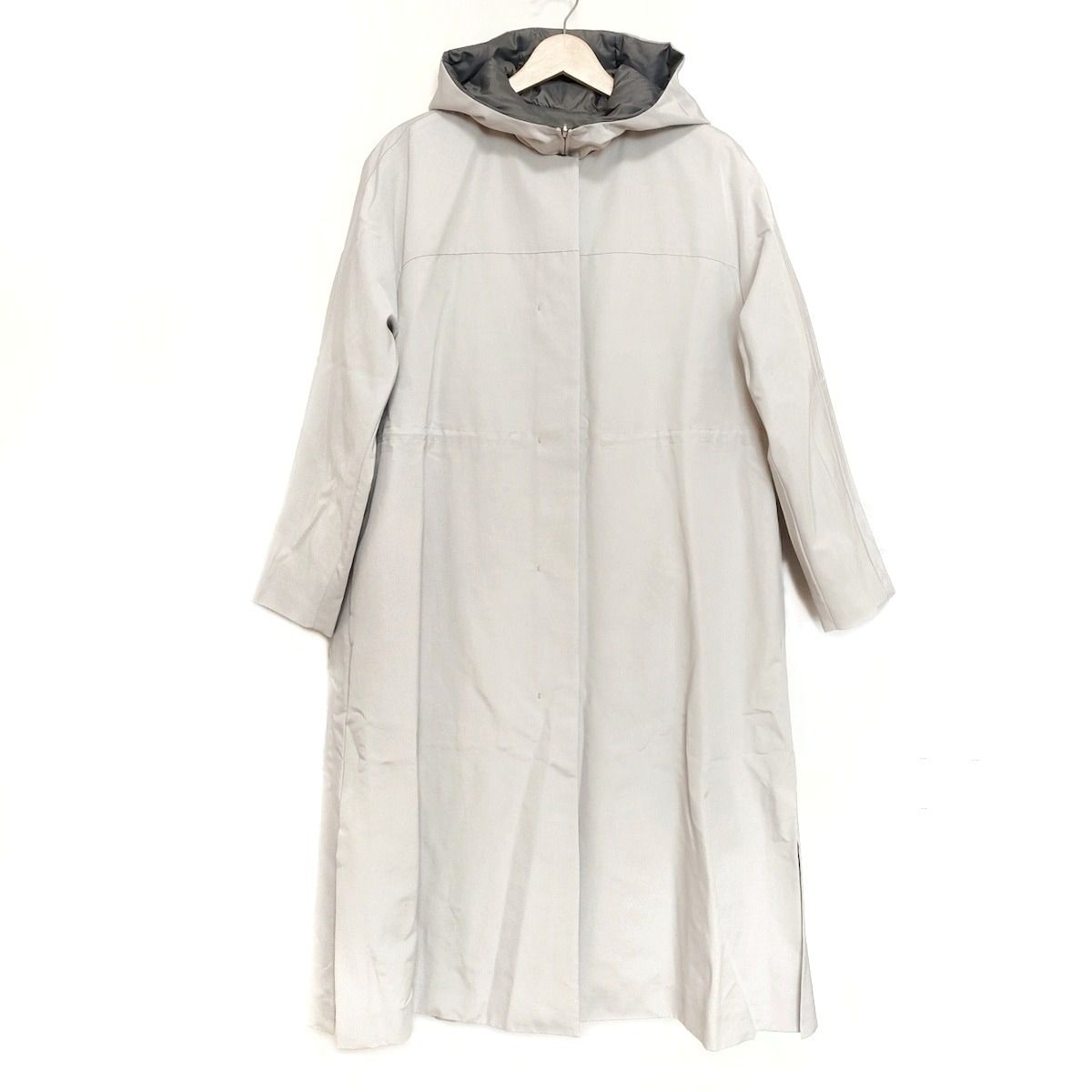 m_mefu 芽風 ビッグドット コーディガン ニットコート ショールカラー L m_mefu 芽風 ビッグドット コーディガン ニットコート ショールカラー L