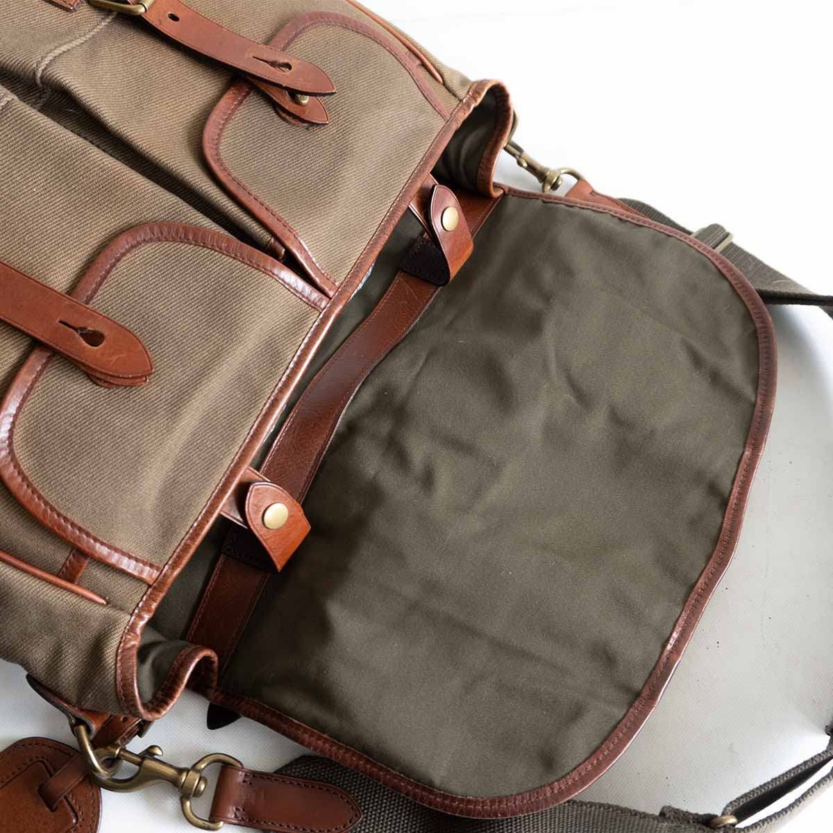 希少】POLO RALPH LAUREN【キャンバス×レザー ショルダーバッグ