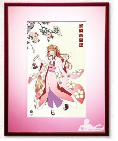 【新品】第二版　狼と香辛料 浮世絵木　版画 狼桜美人図 ホロ thumbnail_bvbJ.jpg?x=1280