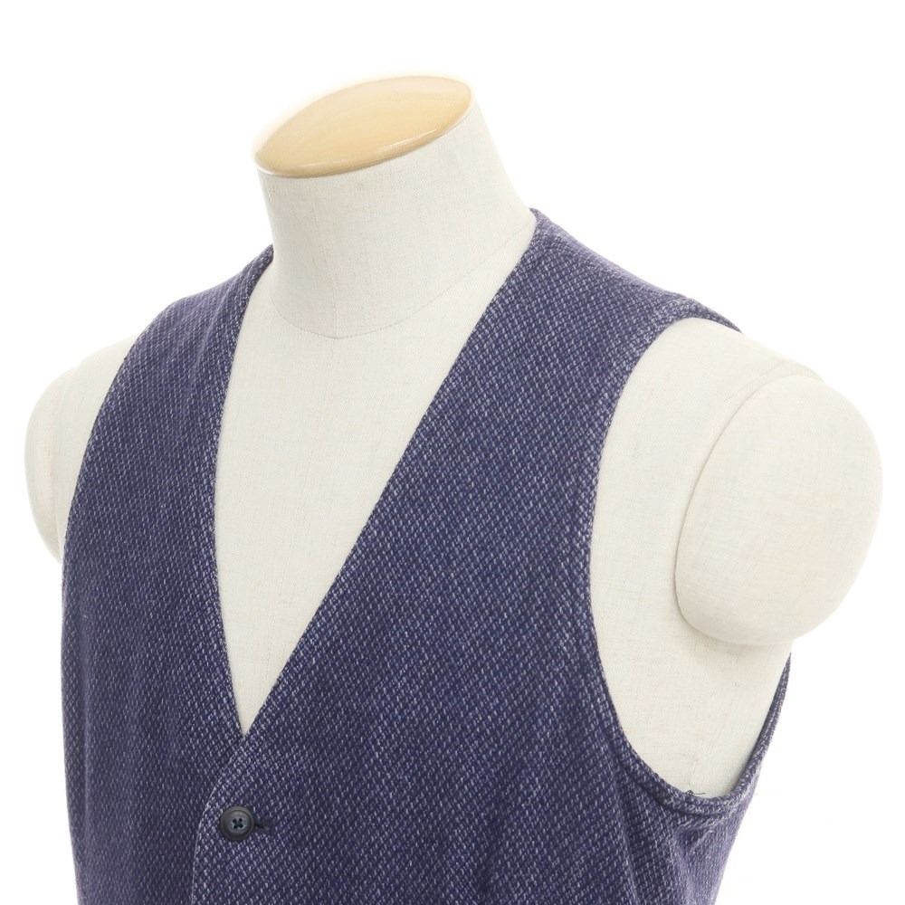 中古】ラルディーニ LARDINI ウールポリエステル ジレベスト パープル 