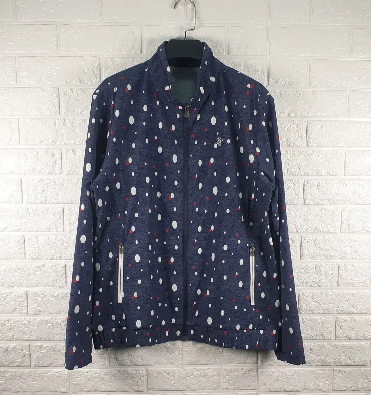 100 LOUIS CASTEL（ルイカステル) ゴルフ ドット柄 ジップアップジャケット