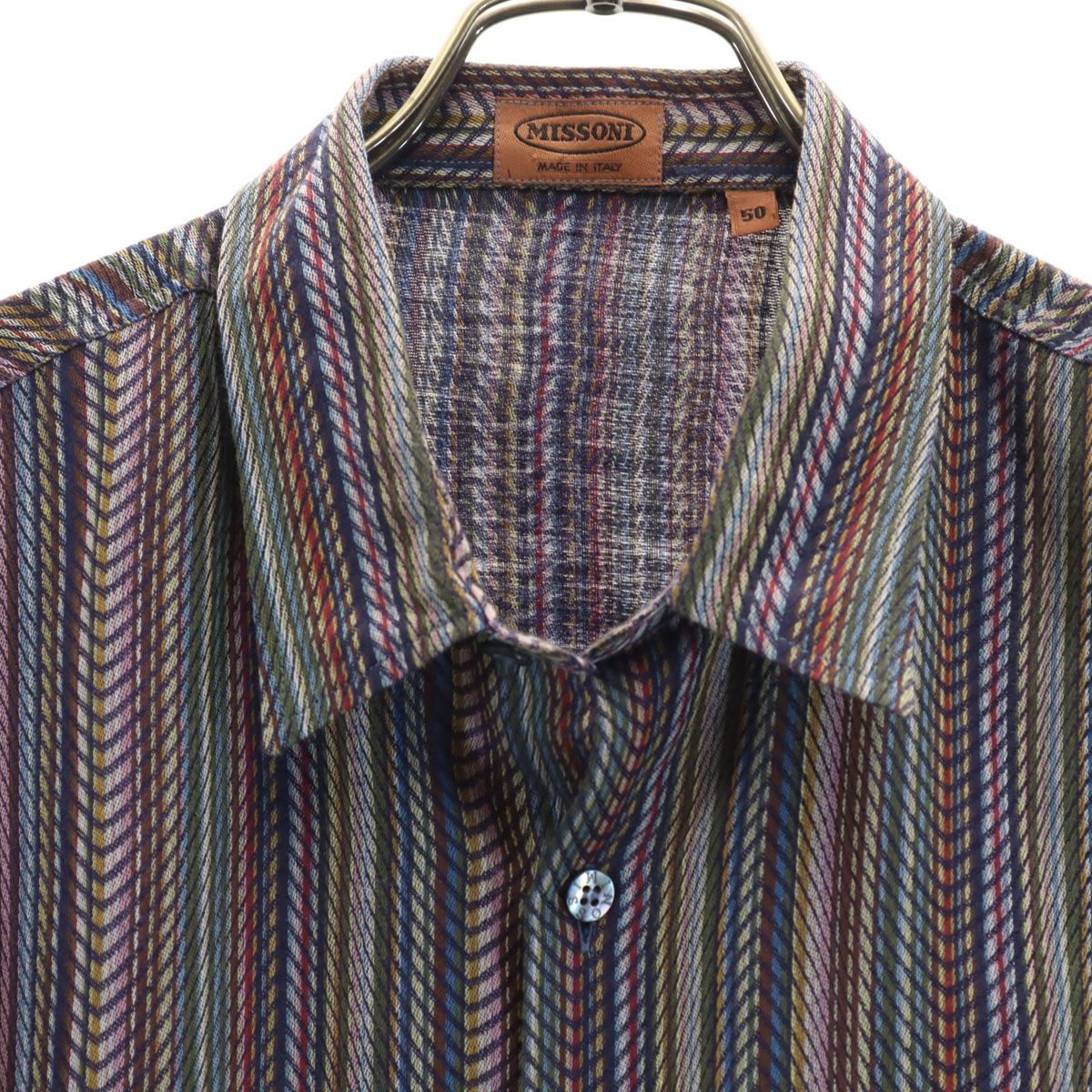 Missoni ミッソーニ イタリア製 リネンブレンド ストライプ柄