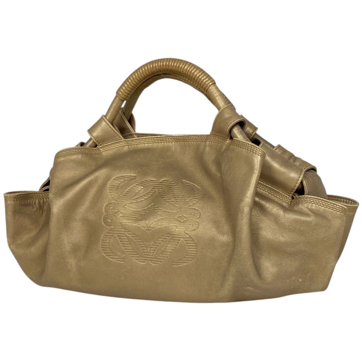 ★ロエベ★ ナッパアイレ レザーハンドバッグ 大人のブラウン 楽天市場】ロエベ アナグラム ナッパアイレ ハンドバッグ