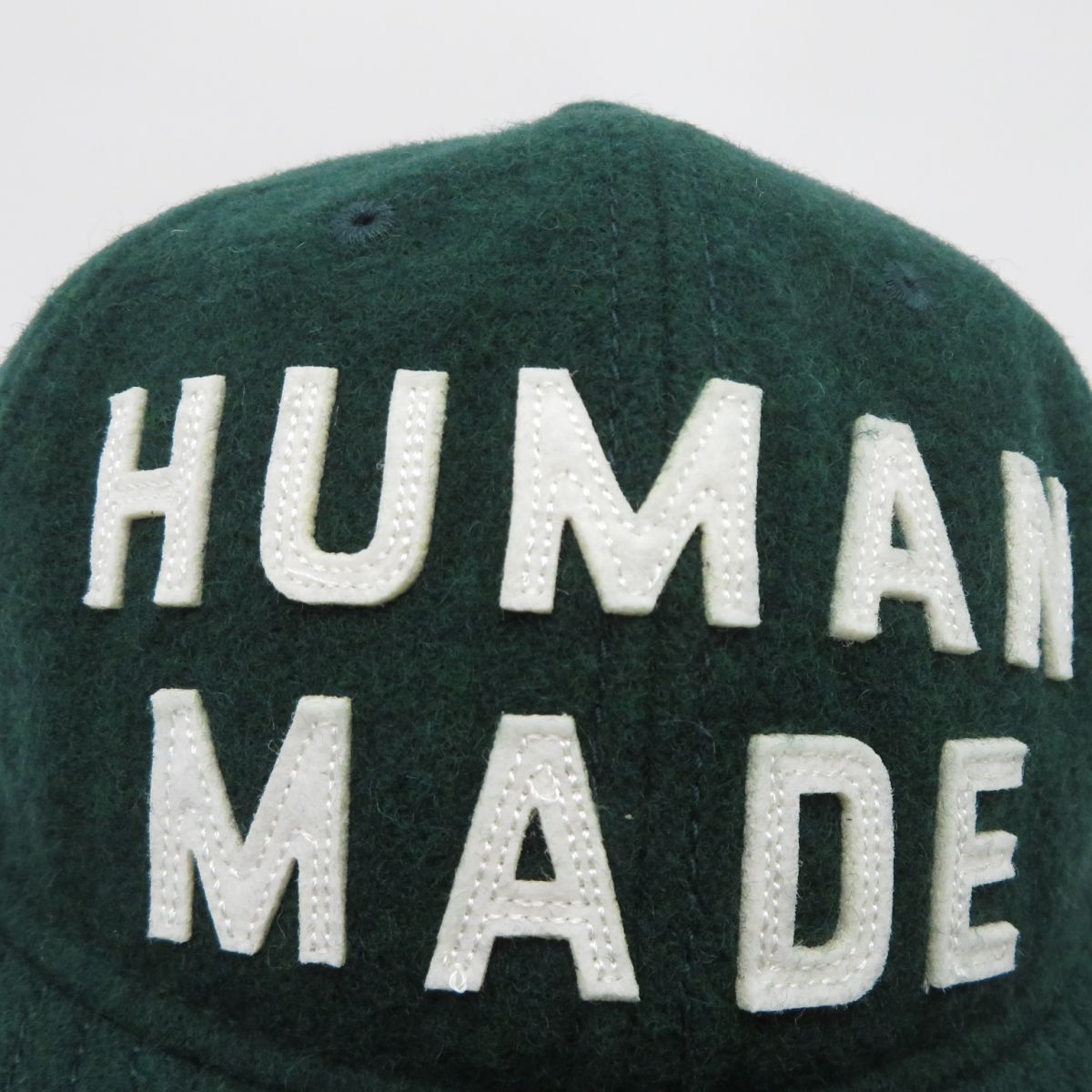 145s【未使用】HUMAN MADE ヒューマンメイド 22AW 6 PANEL WOOL CAP 6