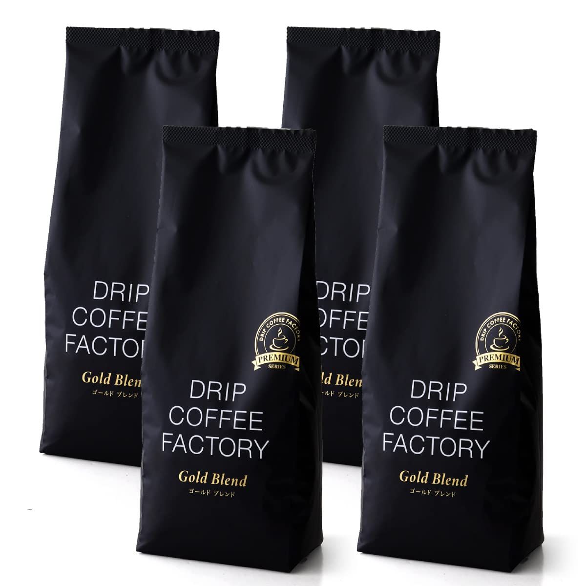 ドリップコーヒーファクトリー ゴールドブレンド コーヒー 粉 中挽き 2kg 500g×4袋 粉 中挽き 2kg 500g×4袋