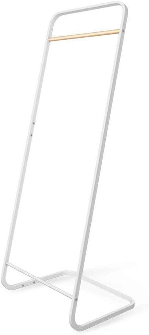 ハンガーラック コートハンガー ホワイト スリム 省スペース 紛体塗装 防サビ加工 約W40×D40×H140cm