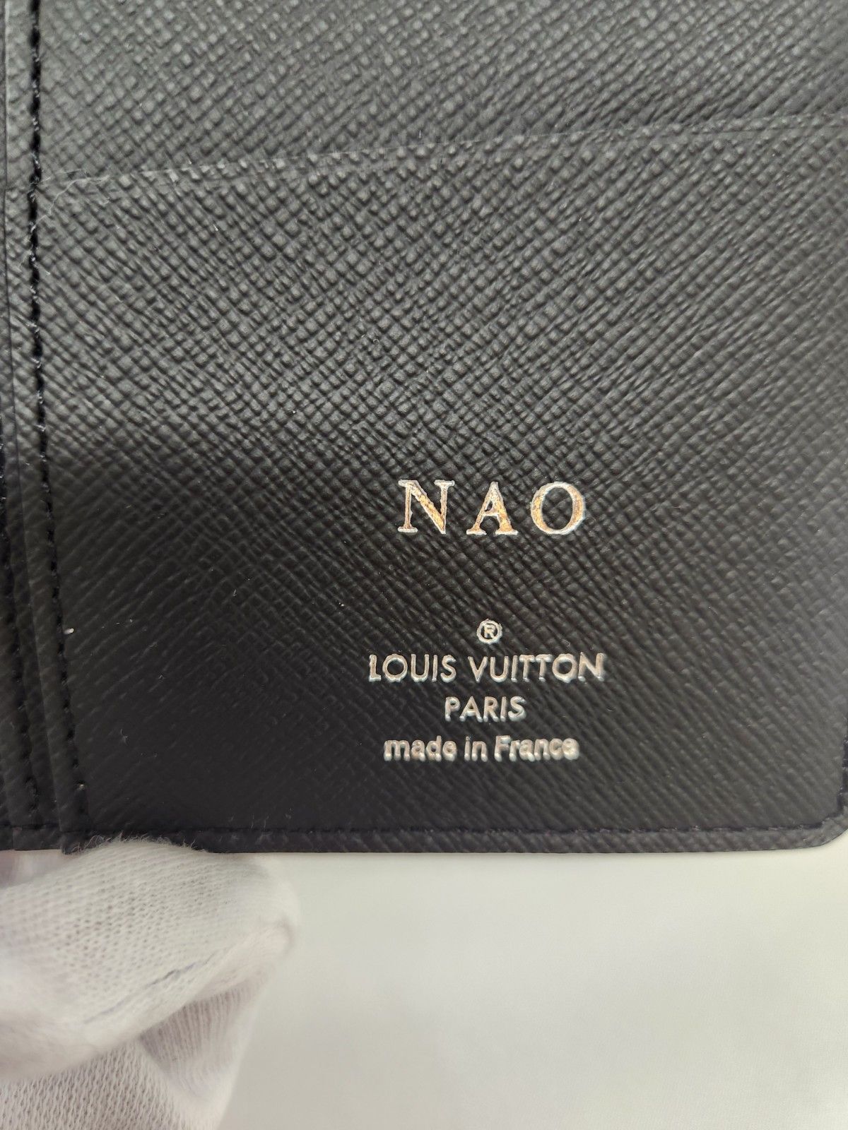 Louis Vuitton ポルトフォイユロン タイガ ブラック 長財布 札入れ