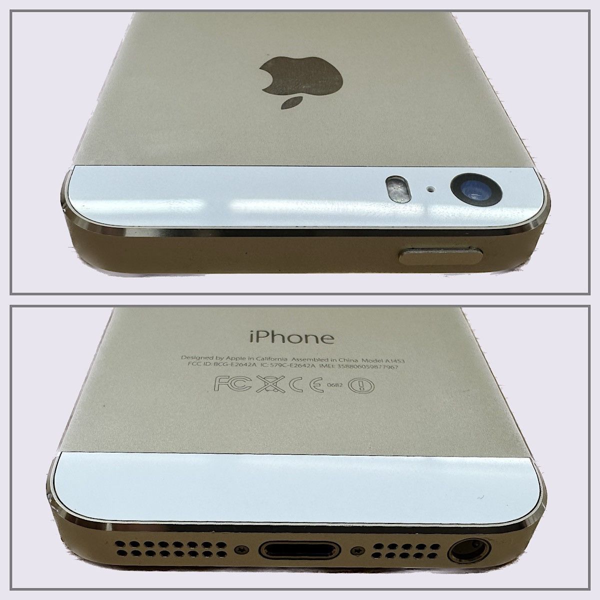 ランクA] iPhone 5s Gold 16GB Softbank - 携帯電話