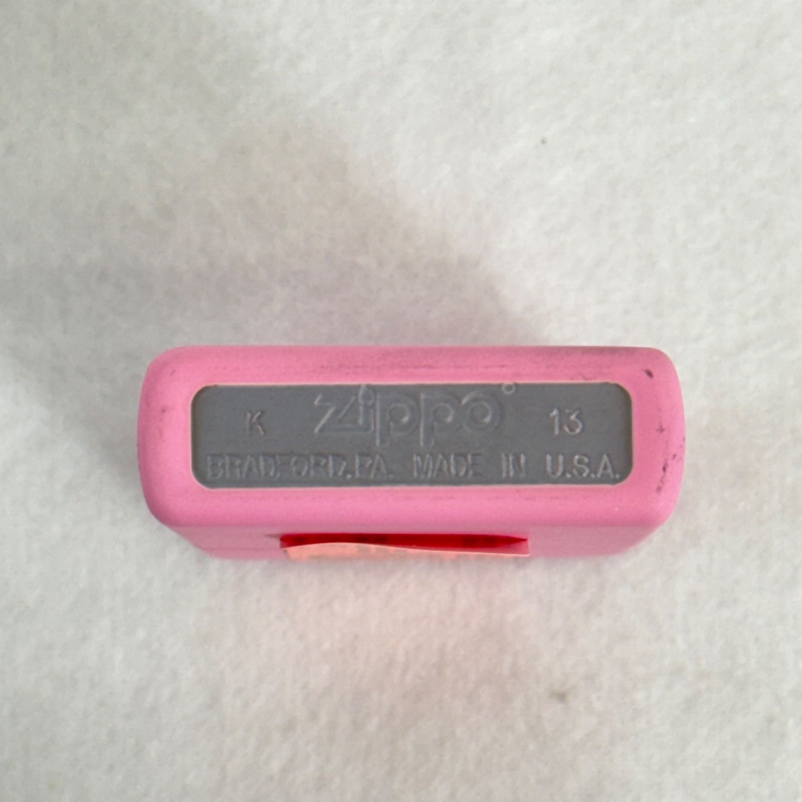 新品・未使用】未開封シール付き ZIPPO ジッポー マット ロゴ ピンク 