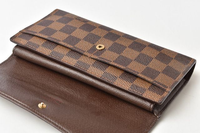 ルイヴィトン 三つ折り 長財布 ダミエ N61217 LOUIS VUITTON - メルカリ