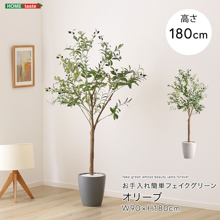 お手入れ簡単フェイクグリーン オリーブ Lサイズ 2801