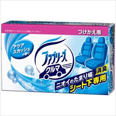 まとめ買い-24点セット クルマ用置き型ファブリーズ アクアスカッシュの香り つけかえ用 Ｐ＆Ｇ 芳香剤 車用