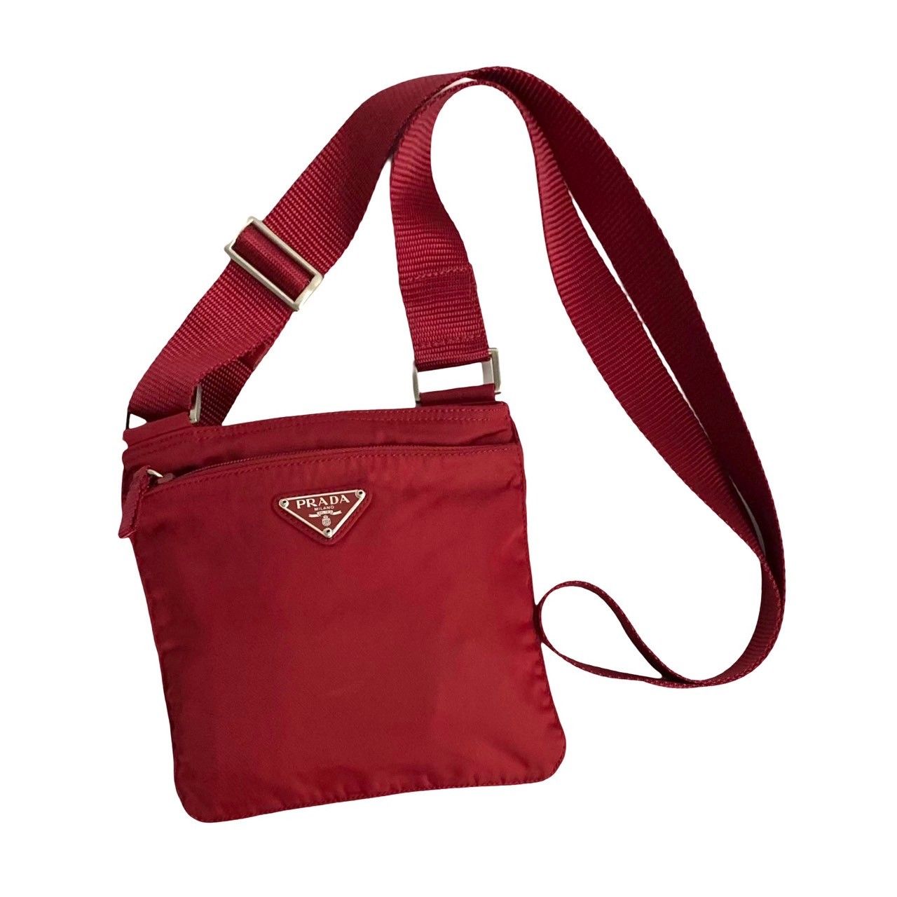極 美品 希少品 PRADA プラダ 三角ロゴ 金具 ナイロン ミニ 極 美品 希少品 PRADA プラダ 三角ロゴ 金具 ナイロン ミニ