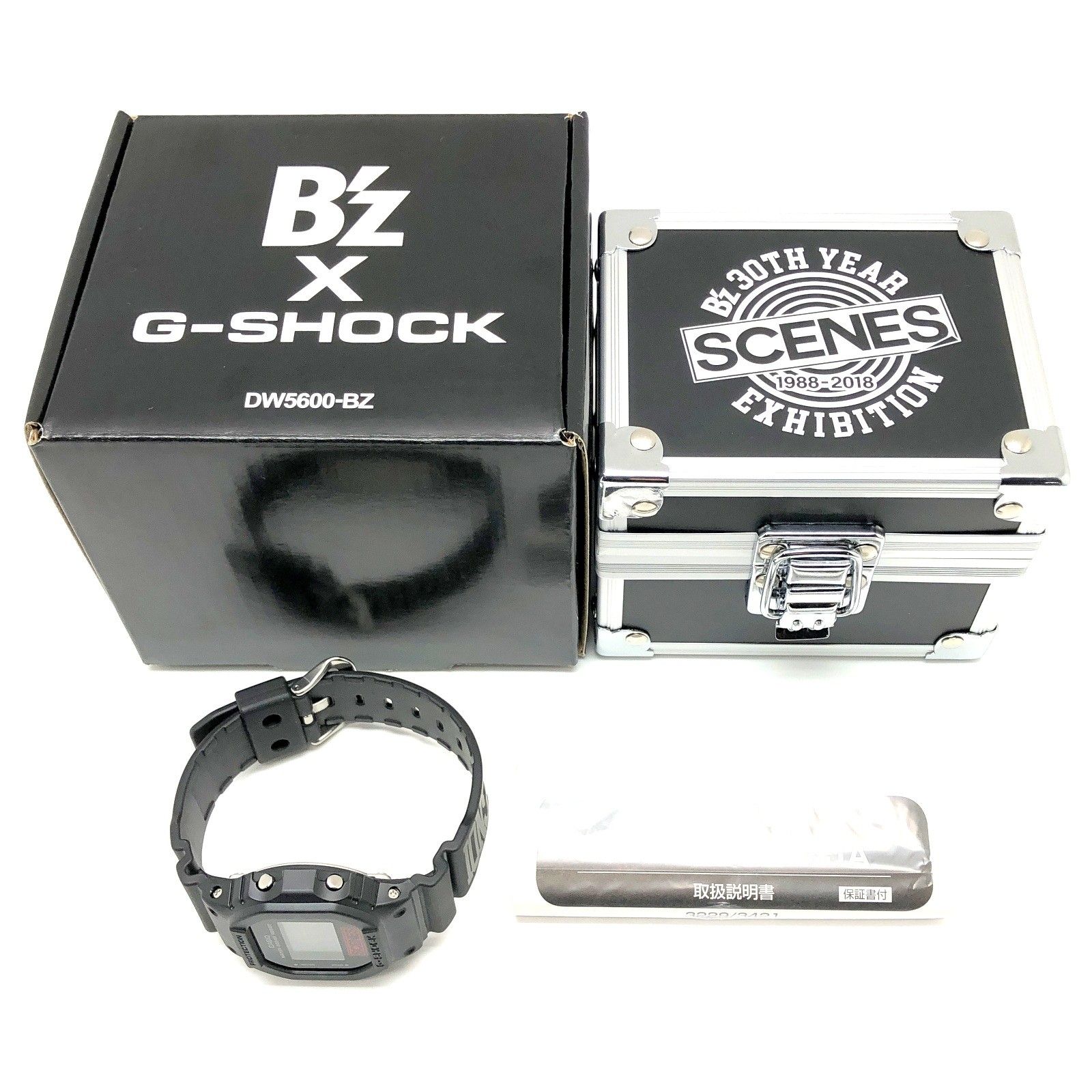 B'z × G-SHOCK 未使用 30TH YEAR EXHIBITION SCENES DW5600-BZ 30周年記念