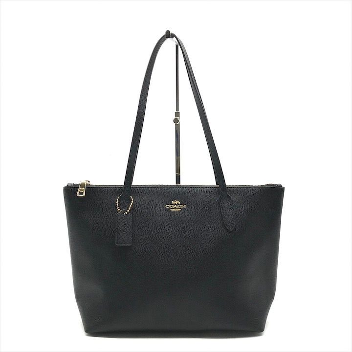 美品 COACH コーチ レザー ゴールド金具 フィオナ ジップ ハンド