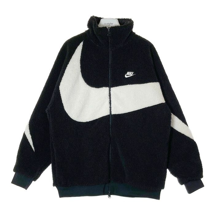 NIKE ナイキ BQ6546-011 BIG SWOOSH BOA JACKET ビッグ スウッシュ ボアジャケット ブラック sizeXL