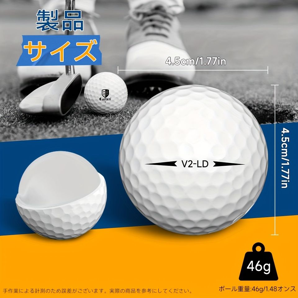 飛距離とスピンを追求 ゴルフボール 50個セット LLC-HASEGAWATOSO_COM