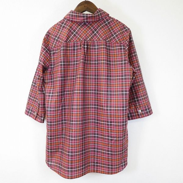 美品■レリアン/LeiLian◆リネン　チュニックブラウス■オレンジ■11号 美品□レリアン/LeiLian◇リネン チュニックブラウス□オレンジ