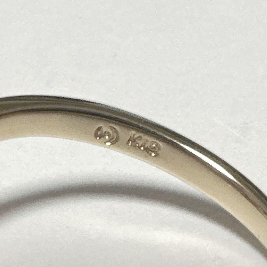 極美品 TASAKI タサキ 指輪 リング K18 V字パール3.5-3.8mm 極美品 TASAKI タサキ 指輪 リング K18 V字パール3.5-3.8mm