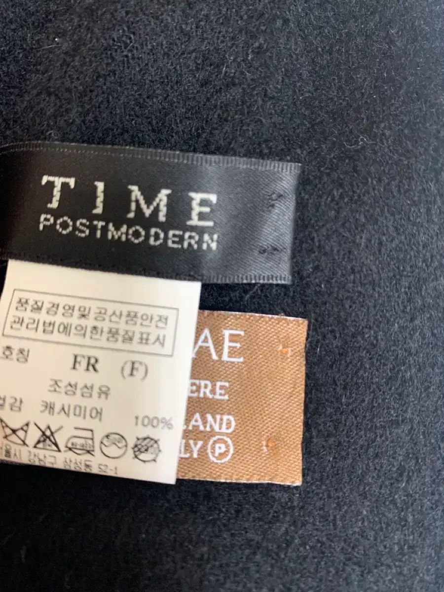 TIME カシミヤ 100 ブラック 66 217 未着用