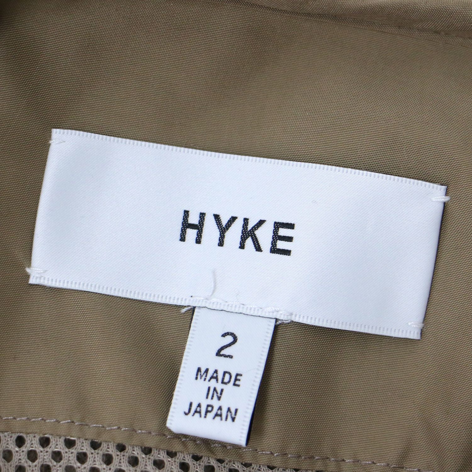 HYKE ハイク コート ロング ボアコート ベージュ 2(M) ノーカラー ...