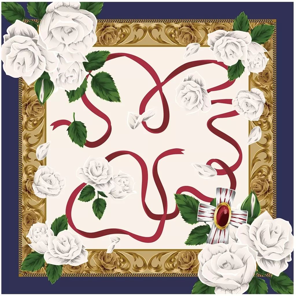 【中古】アクセサリー(非金属) オスカルイメージ スカーフ 「劇場アニメ ベルサイユのばら」