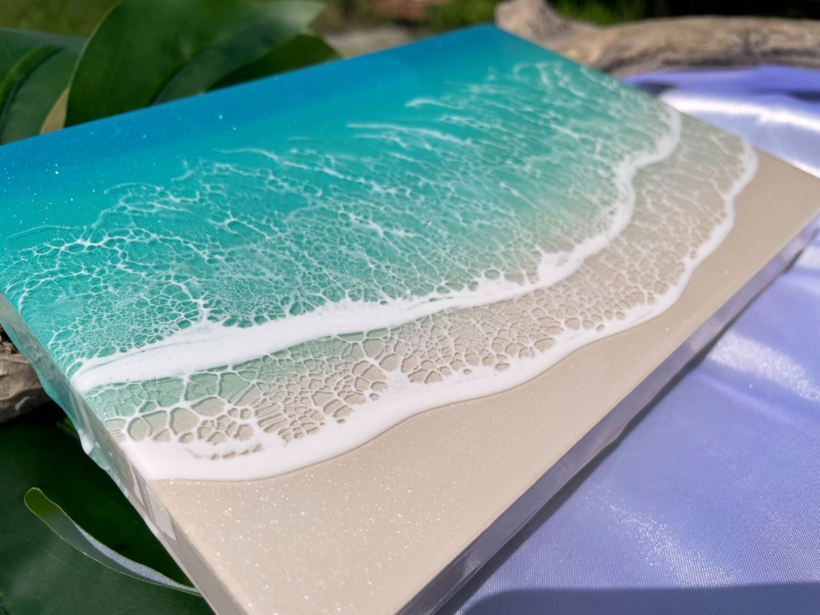 2022新春福袋】 【特価中】立体海Oceanアート(HawaiiBeach）レジン