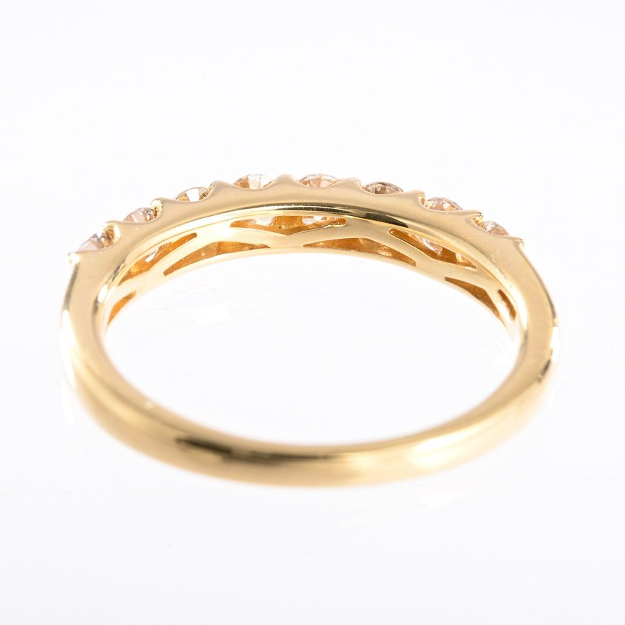 ノーブランド リング K18PG×ダイヤモンド クリア 総重量:5.3g/0.209刻印 美品 アクセサリー（指） no-brand ノンブランドジュエリー リング ピンクダイヤ リング ノー