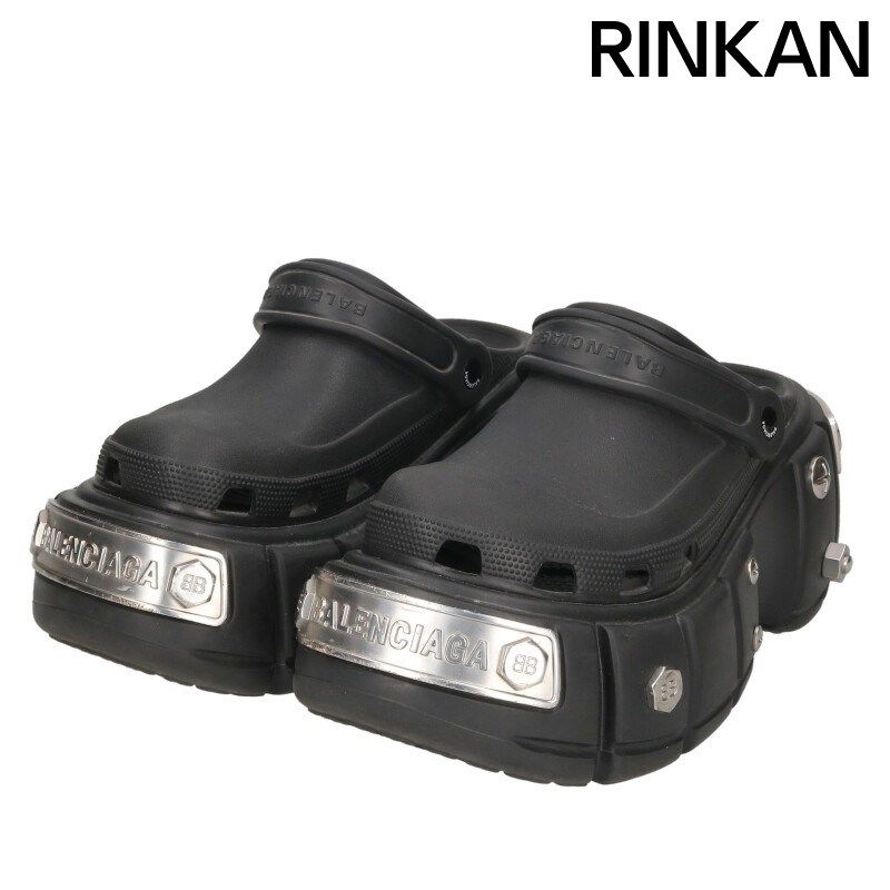バレンシアガ HARDCROCS プラットフォームスタッズクロックス