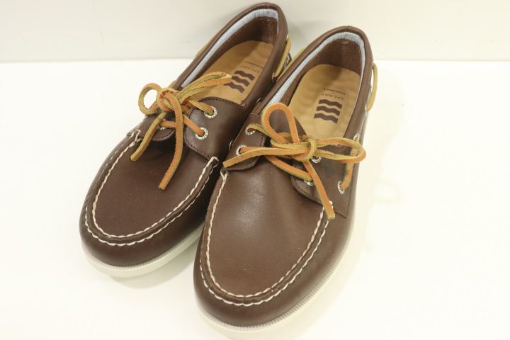 TOP SIDER メンズシューズ US8 SPERRY デッキシューズ TOP SIDER US8 茶 ブラウン 無地