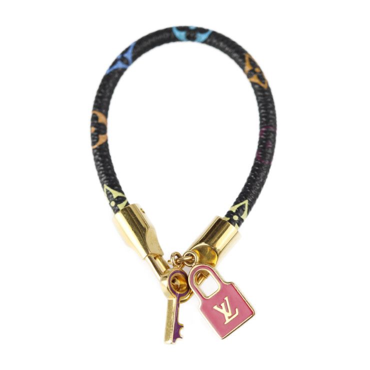 ルイヴィトン LOUIS VUITTON LV ブラスレ ラックイット M6603F モノグラムマルチカラー アクセサリー ブレスレット モノグラムマルチカラーキャンバス ノワール ブラック